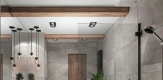 Оформление современного дизайна ванной комнаты