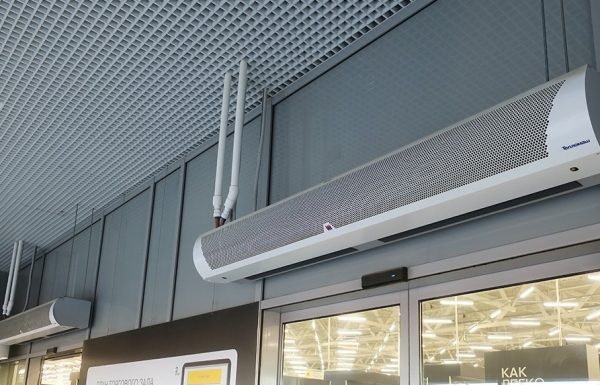 Тепловые завесы: применение, плюсы в эксплуатации